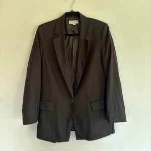 Zara Oversized Charcoal Black Women’s Blazer Size XS